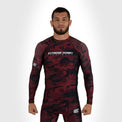 Extreme Hobby Rashguard Męski Długi Rękaw Havoc Czerwony