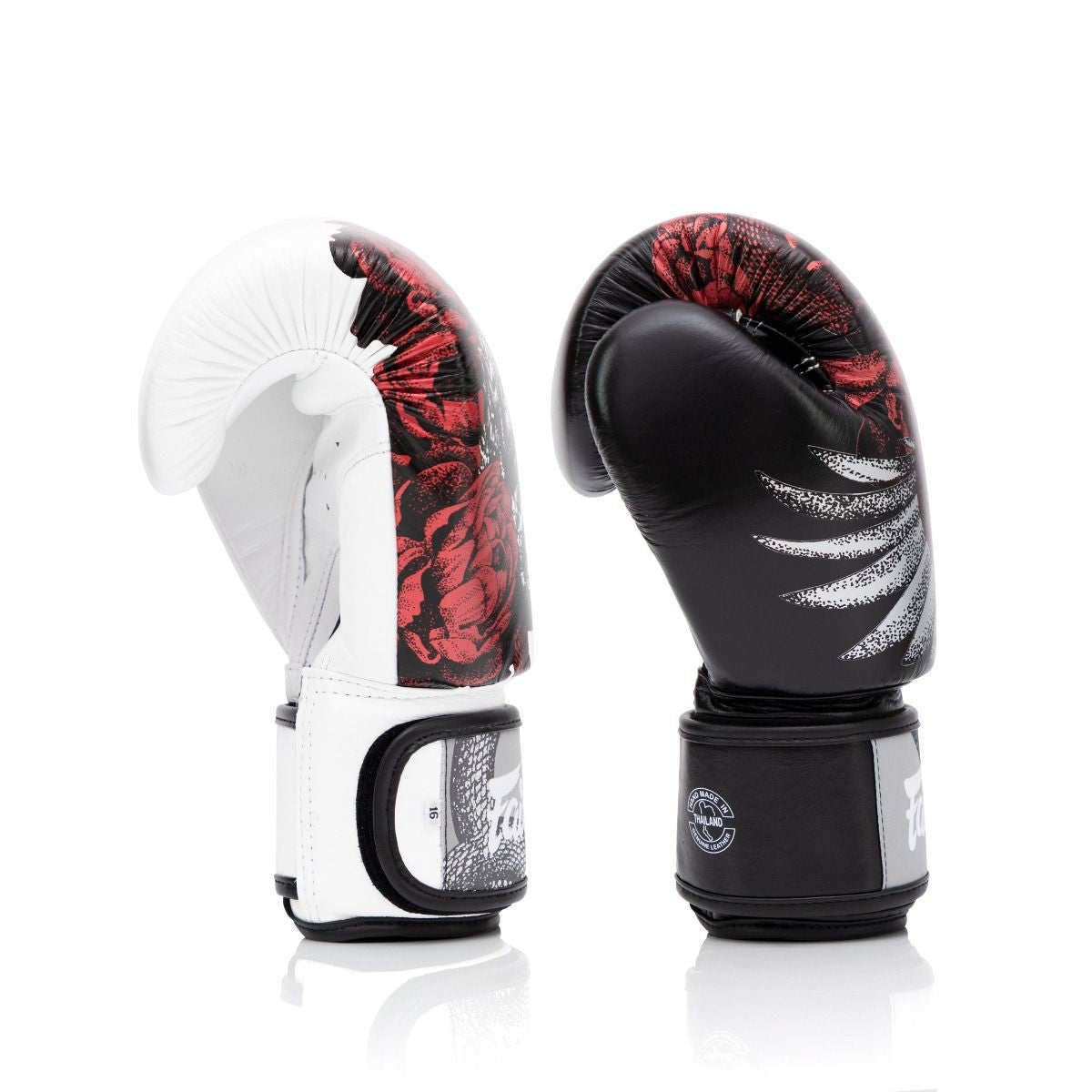 Fairtex Rękawice Bokserskie ze skóry naturalnej BGV24 The Beauty of Survival