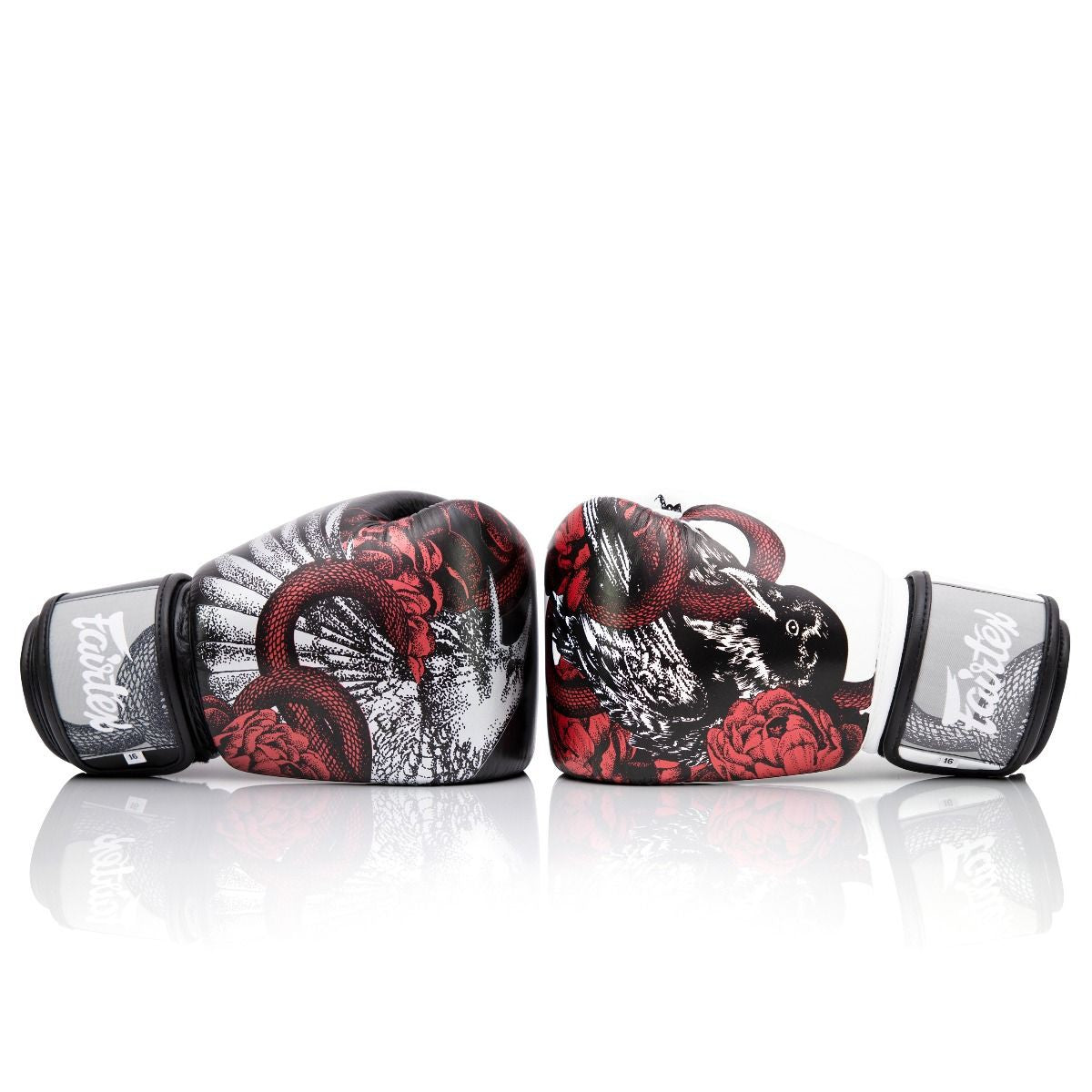 Fairtex Rękawice Bokserskie ze skóry naturalnej BGV24 The Beauty of Survival