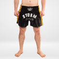 StormCloud Spodenki Muay Thai Headline Czarne/Żółte