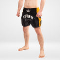 StormCloud Spodenki Muay Thai Headline Czarne/Żółte