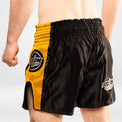StormCloud Spodenki Muay Thai Headline Czarne/Żółte
