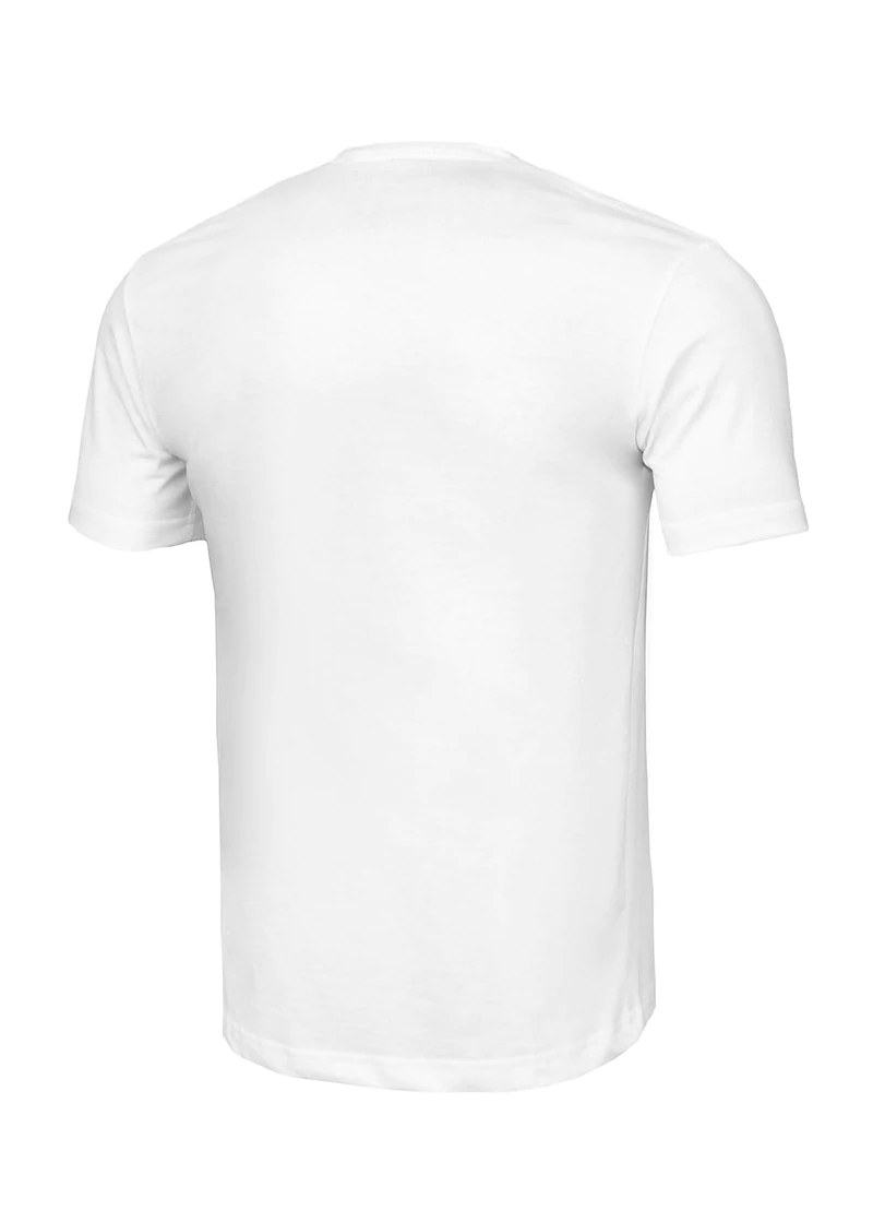 Pitbull T-shirt bawełniany, klasyczny model Scratch Biały