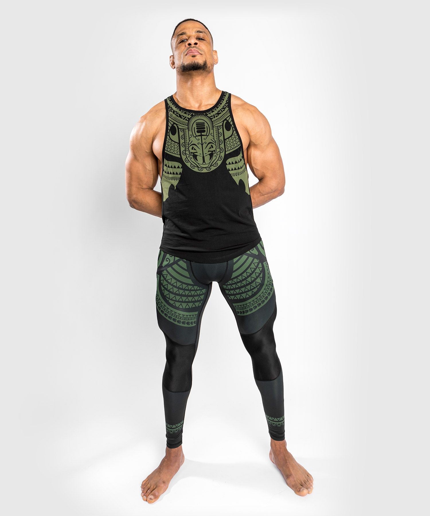 Venum Legginsy Treningowe Męskie Nakahi Czarne/Khaki