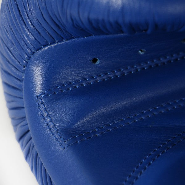 Adidas Rękawice bokserskie ze skóry naturalnej Z Atestem Aiba Niebieskie