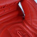 Adidas Rękawice bokserskie ze skóry naturalnej Z Atestem Aiba Czerwone