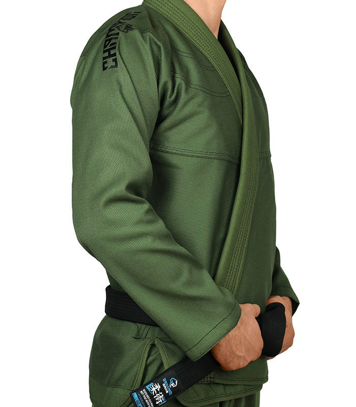 Ground Game Kimono/Gi BJJ Męskie Champion 2.0 Oliwkowe