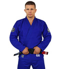 Ground Game Kimono/Gi BJJ Męskie Gamer Niebieskie