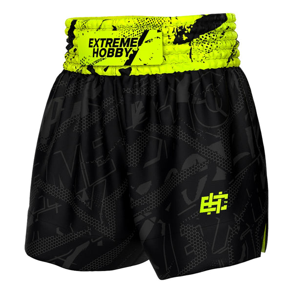 Extreme Hobby Spodenki Muay Thai Neo Limonka