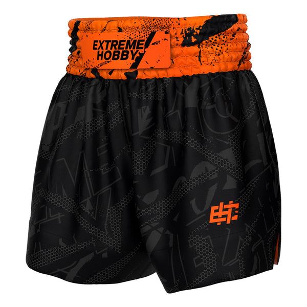 Extreme Hobby Spodenki Muay Thai Neo Orange