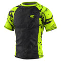 Extreme Hobby Rashguard Męski Krótki Rękaw Neo Limonka