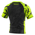 Extreme Hobby Rashguard Męski Krótki Rękaw Neo Limonka