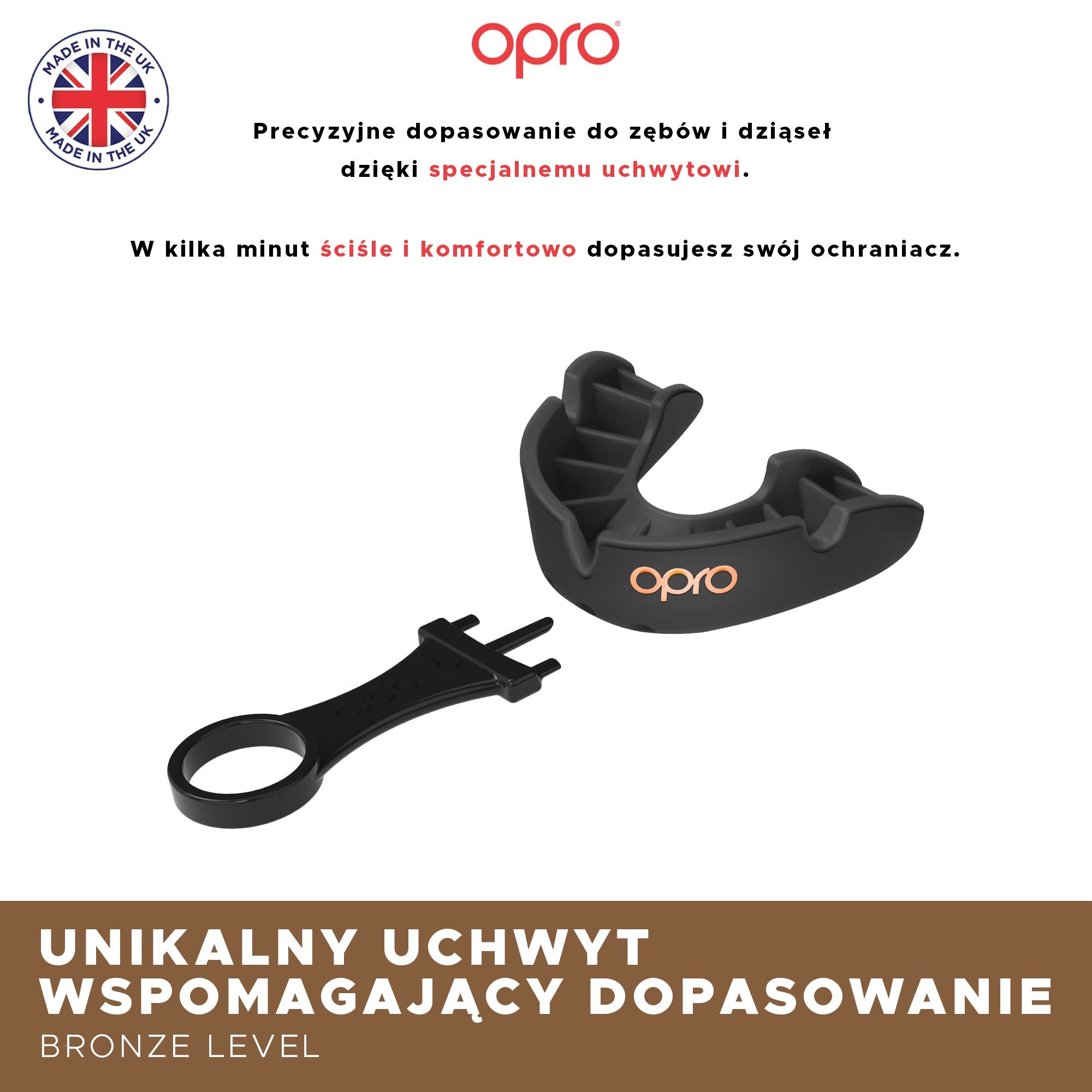 Opro Ochraniacz Na Zęby UFC Bronze GEN2 Czarny