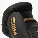 StormCloud Rękawice Bokserskie ze skóry naturalnej Boxing Pro Czarne/Złote