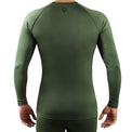 Ground Game Rashguard Męski Athletic Długi Rękaw Khaki