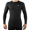 Ground Game Rashguard Męski Essential Długi Rękaw Czarny