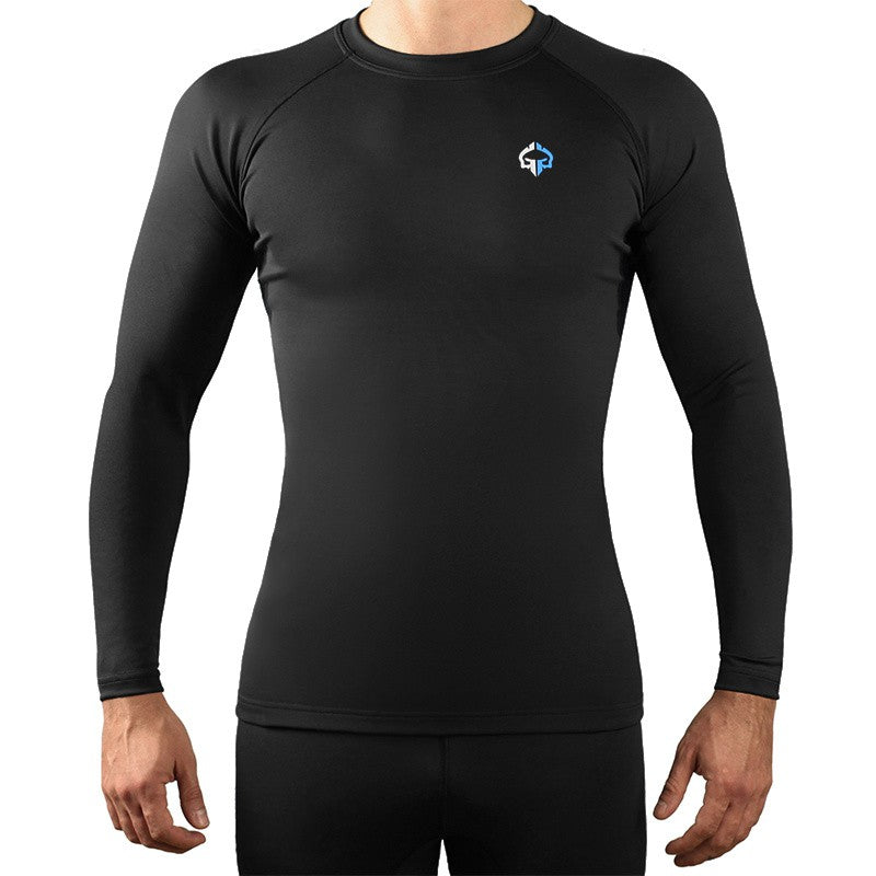 Ground Game Rashguard Męski Essential Długi Rękaw Czarny