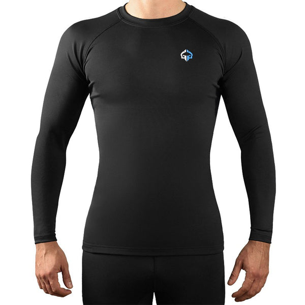 Ground Game Rashguard Męski Essential Długi Rękaw Czarny