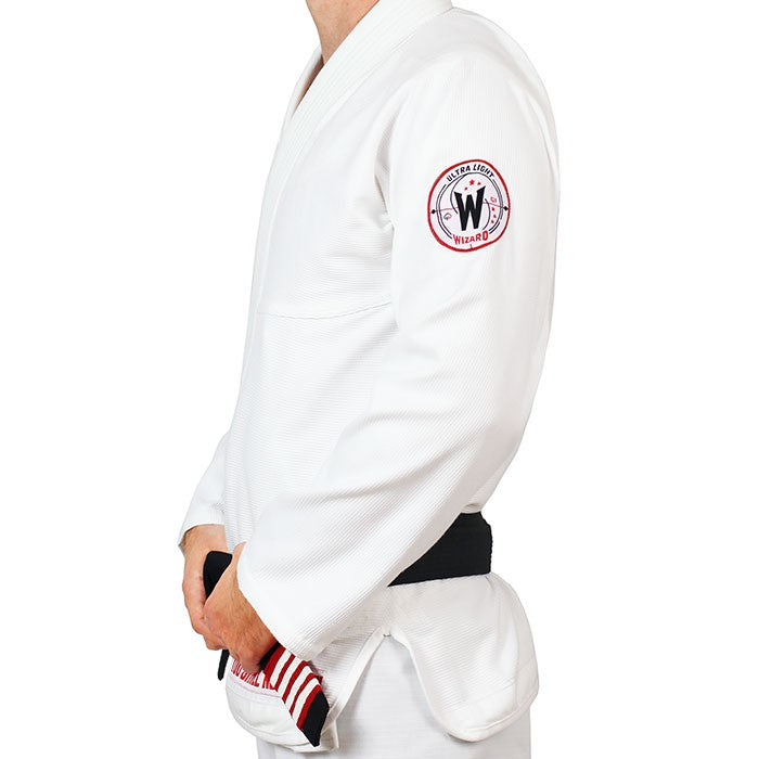 Ground Game Kimono/Gi BJJ Męskie Wizard Białe