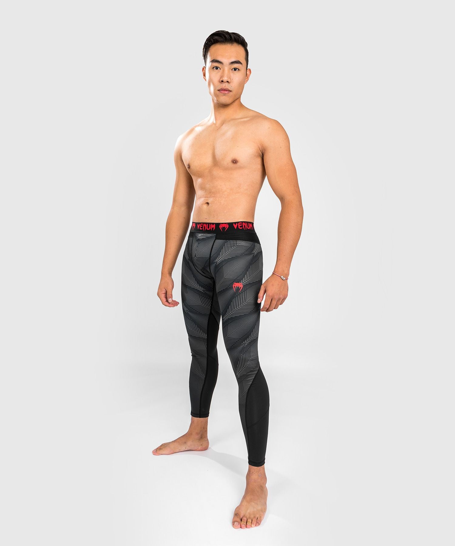 Venum Legginsy Treningowe Męskie Phantom Czarne/Czerwone