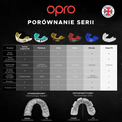 Opro Ochraniacz Na Zęby Instant Custom Fit Eyes Czarny/Czerwony