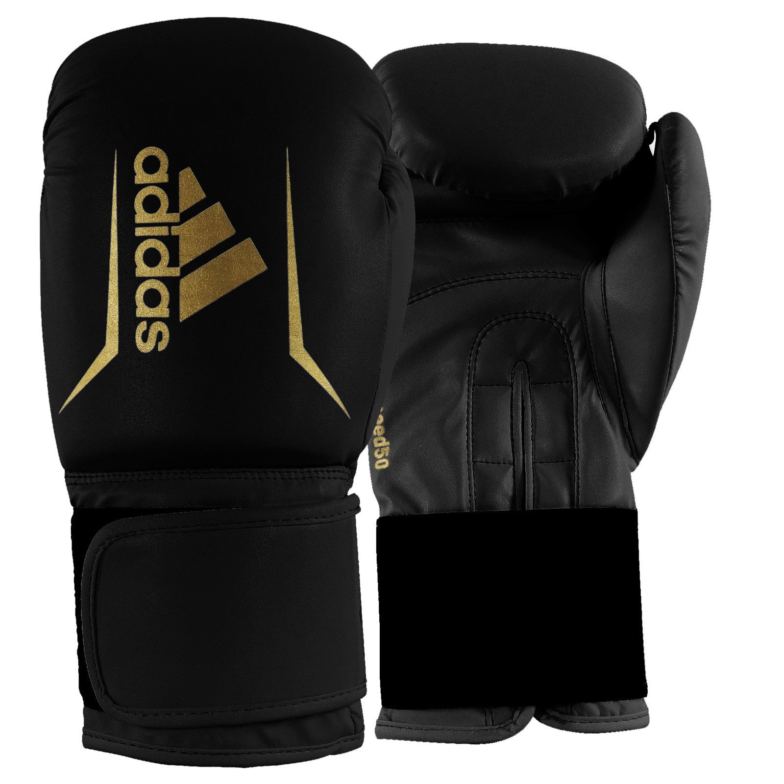 Adidas Rękawice bokserskie Speed 50 Czarne/Złote