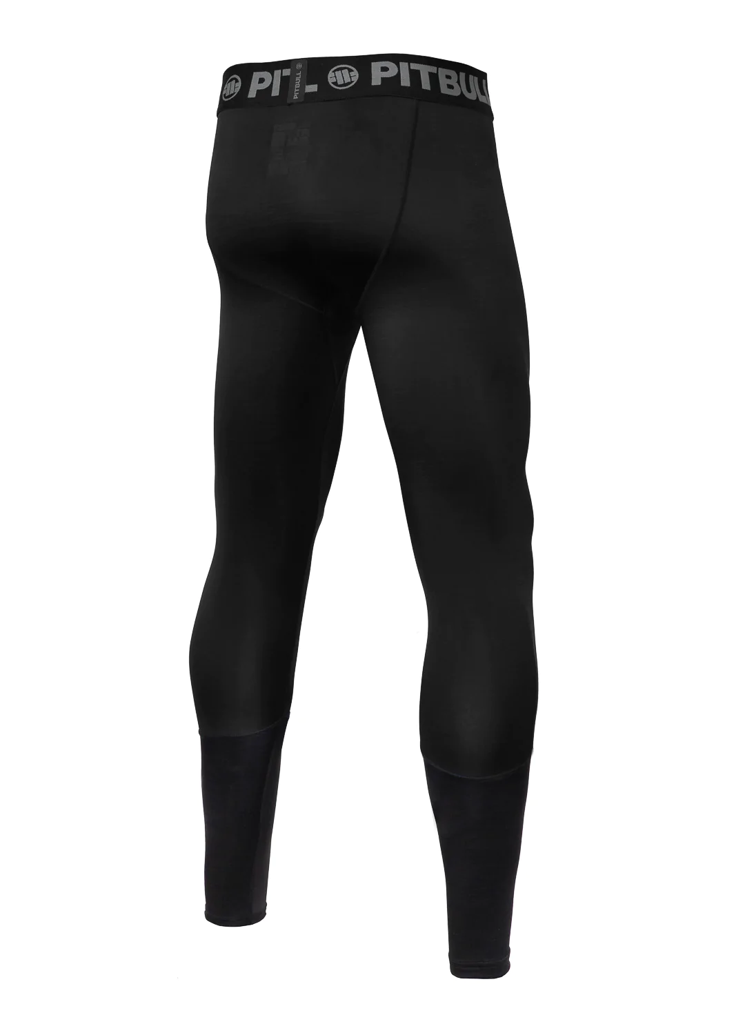 Pitbull Legginsy Treningowe Męskie Performance New Logo Czarne