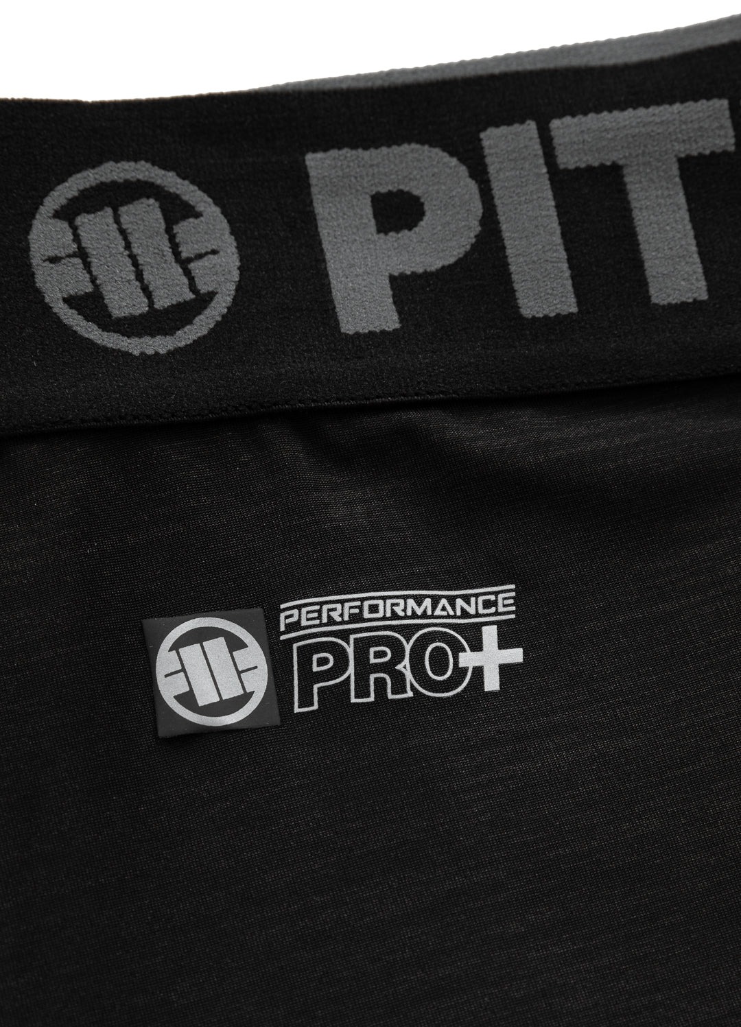 Pitbull Legginsy Treningowe Męskie Performance New Logo Czarne