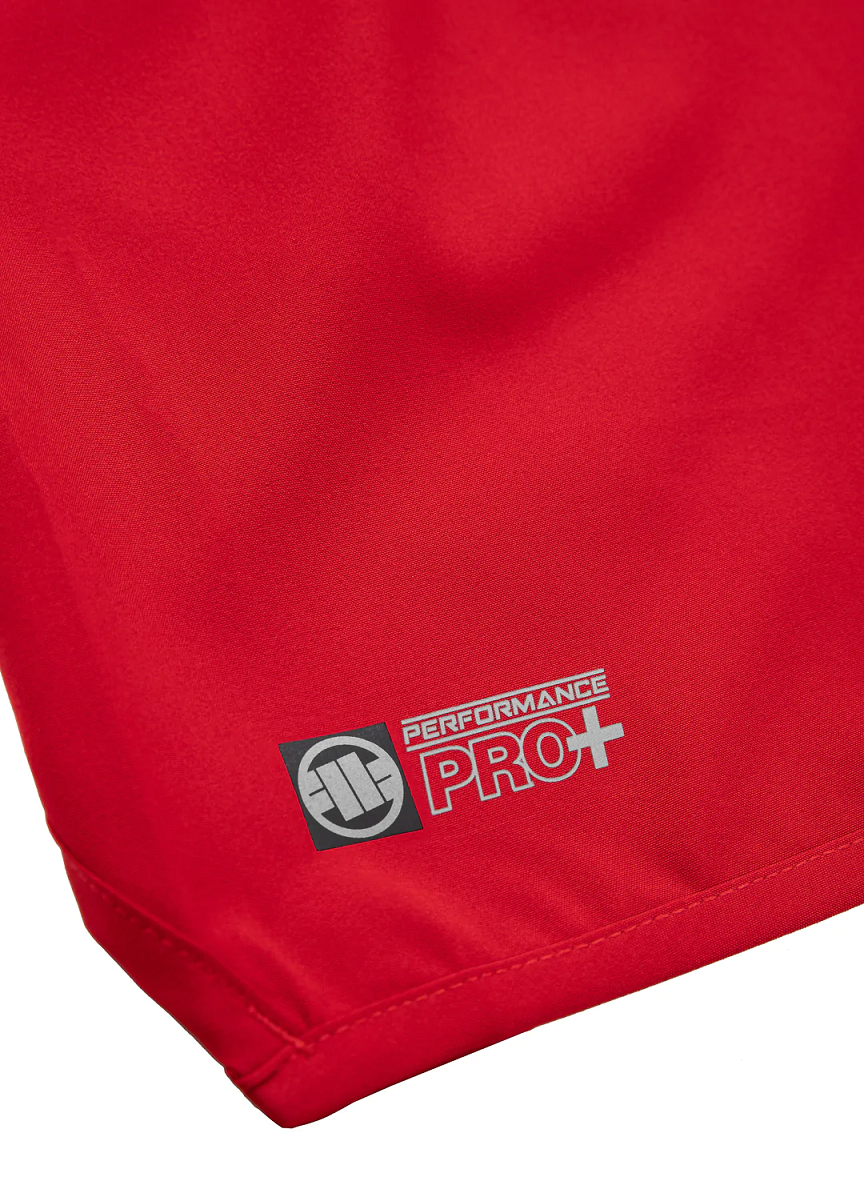 Pitbull Spodenki Sportowe Performance Small Logo Czerwone