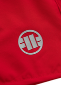 Pitbull Spodenki Sportowe Performance Small Logo Czerwone