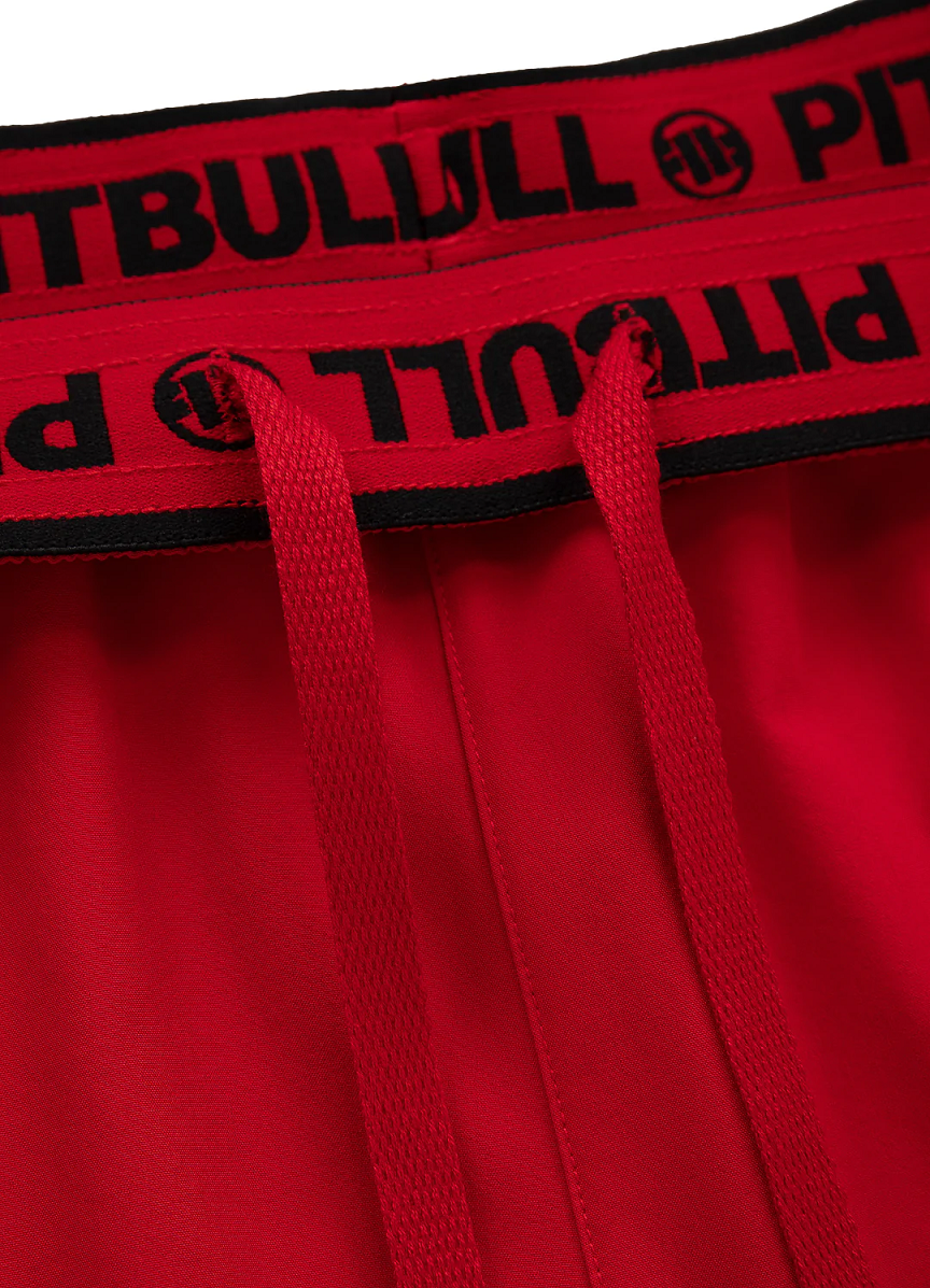 Pitbull Spodenki Sportowe Performance Small Logo Czerwone
