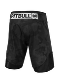 Pitbull Spodenki MMA Grapplingowe 1 Net Camo 2 All Black Camo