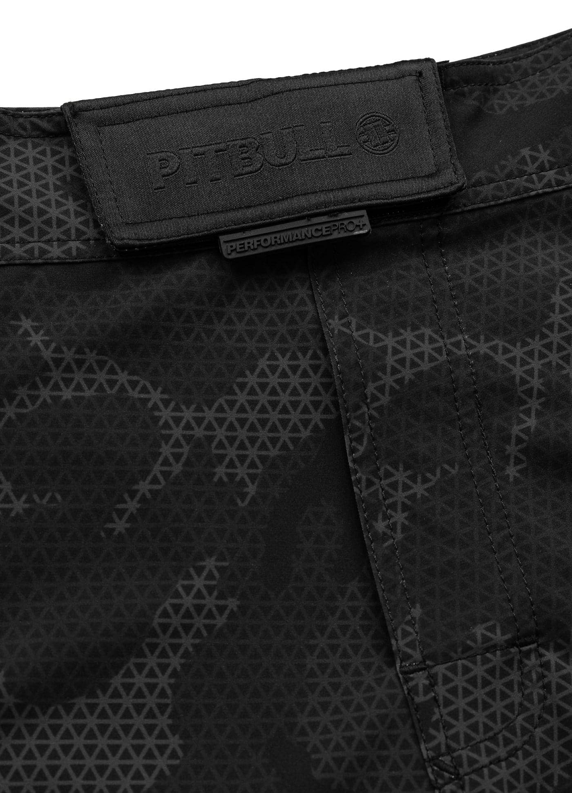 Pitbull Spodenki MMA Grapplingowe 1 Net Camo 2 All Black Camo