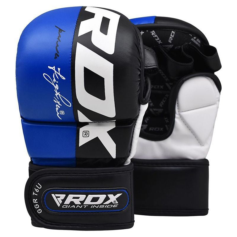 RDX Rękawice do MMA GGL-T6 Niebieskie