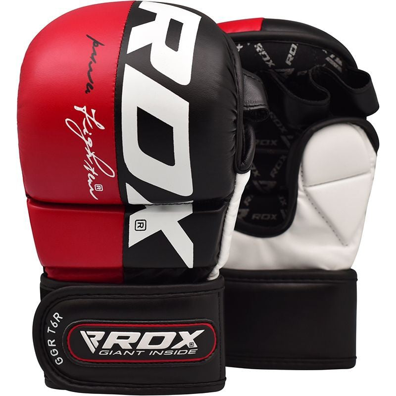 RDX Rękawice do MMA GGL-T6 Czerwone