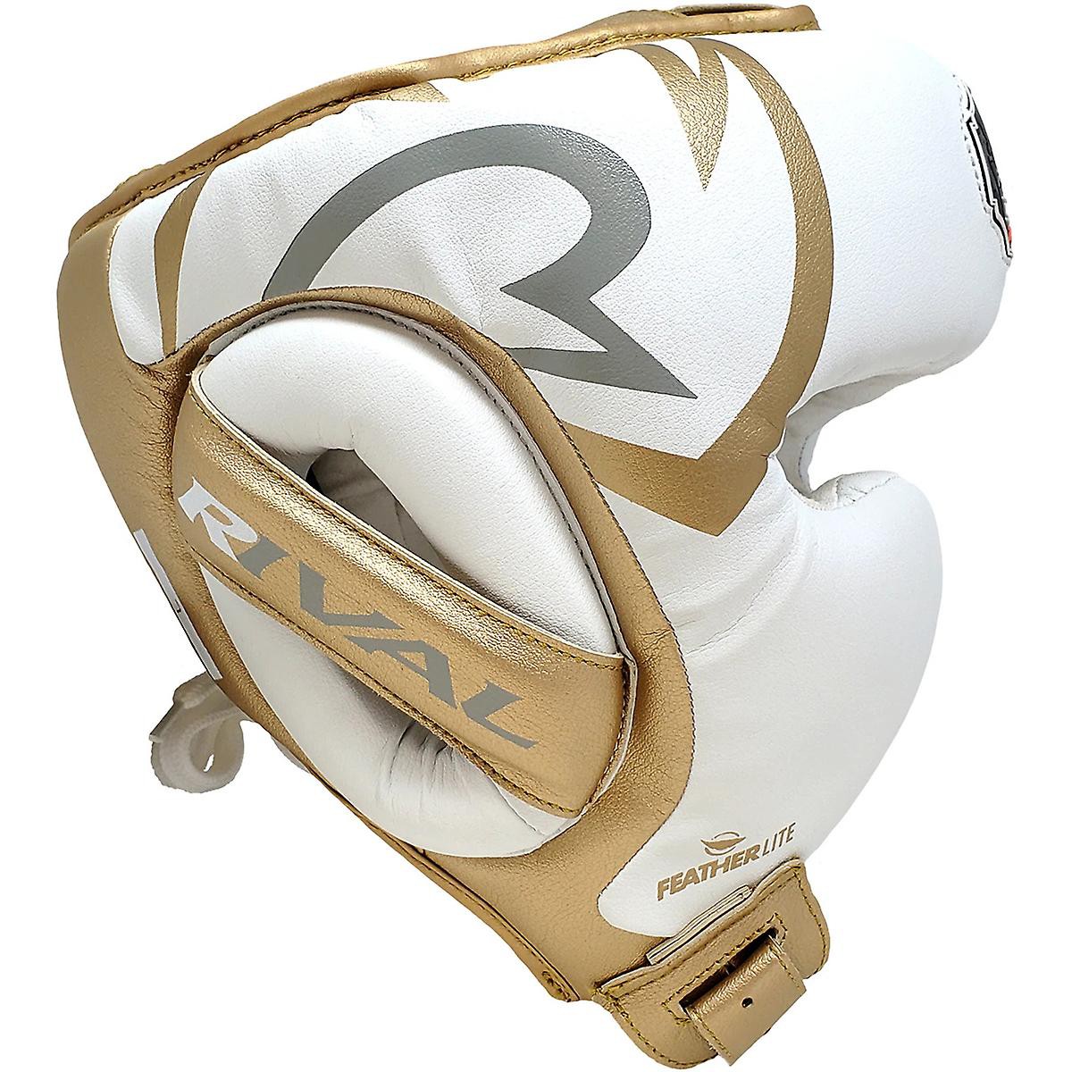 Rival Kask Bokserski RHG100 Professional Biały/Złoty