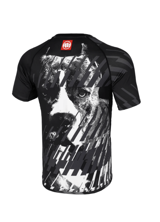 Pitbull Rashguard Męski Street Dog Krótki Rękaw