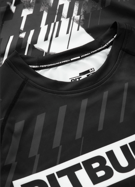 Pitbull Rashguard Męski Street Dog Krótki Rękaw