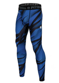 Pitbull Legginsy kompresyjne Męskie Dot Camo 2 Niebieski