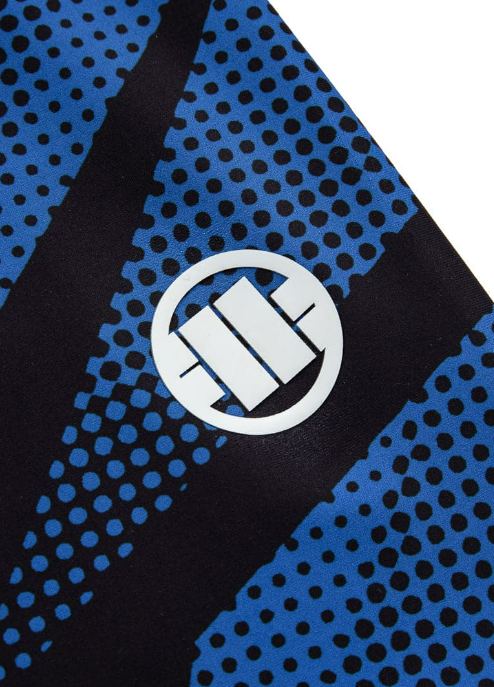Pitbull Legginsy kompresyjne Męskie Dot Camo 2 Niebieski