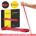 4FIZJO Guma oporowa POWER BAND 6-10 kg czerwona