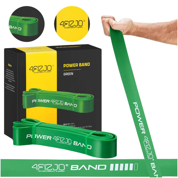 4FIZJO Guma oporowa POWER BAND 26-36 kg zielona