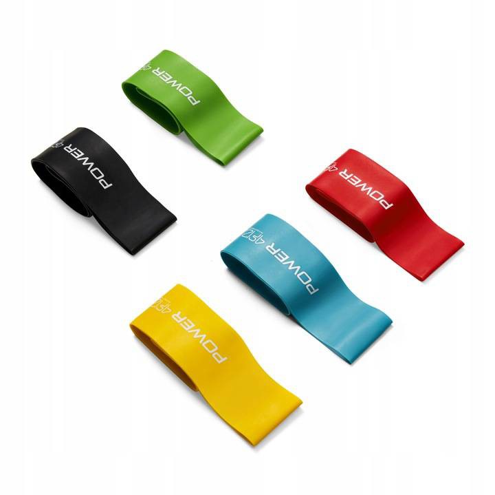 4FIZJO Zestaw 5 gum treningowych mini BAND