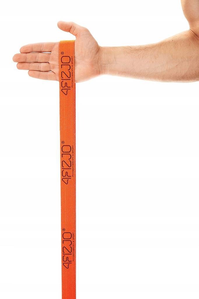 4FIZJO Guma materiałowa Flex Band długa - pomarańczowa (opór 1-7kg)