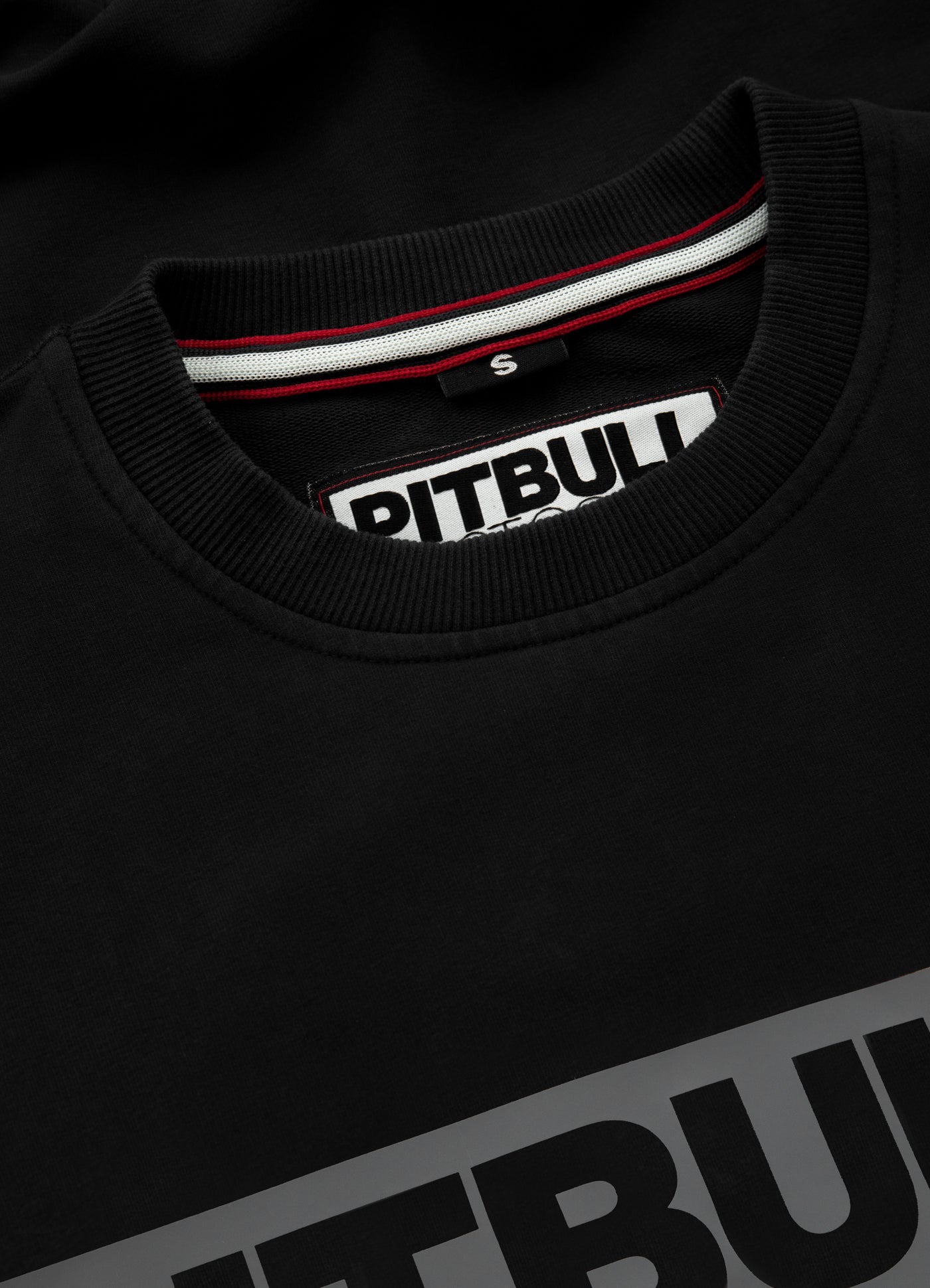 Pitbull Bluza French Terry Albion Crewneck Czarna