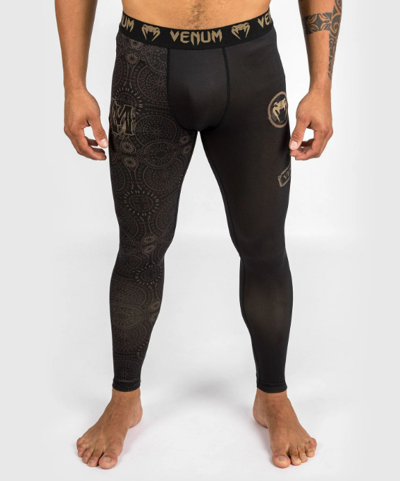 Venum Legginsy Treningowe Męskie Santa Muerte Czarno/Brązowe