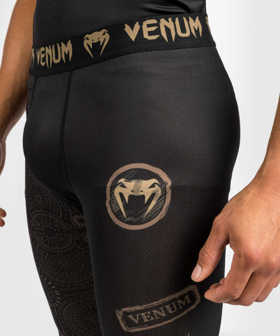 Venum Legginsy Treningowe Męskie Santa Muerte Czarno/Brązowe