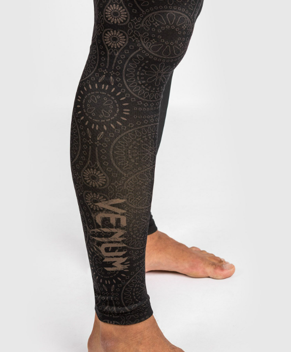 Venum Legginsy Treningowe Męskie Santa Muerte Czarno/Brązowe
