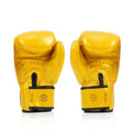 Fairtex Rękawice Bokserskie ze skóry naturalnej BGV19 Złote