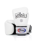 Fairtex Rękawice Bokserskie ze skóry naturalnej BGV1 Breathable Białe